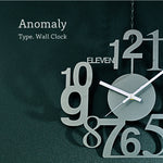 画像をギャラリービューアに読み込む, Anomaly Wall Clock 2020　黒皮鉄
