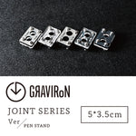 Load image into Gallery viewer, Joint Series PEN STAND　BOTTOM：アクリル　TOP：黒皮鉄
