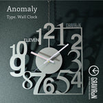 Load image into Gallery viewer, Anomaly Wall Clock 2020　黒皮鉄
