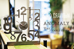 Load image into Gallery viewer, ANOMALY TABLE CLOCK　黒皮鉄
