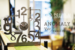 ANOMALY TABLE CLOCK　酸洗鉄